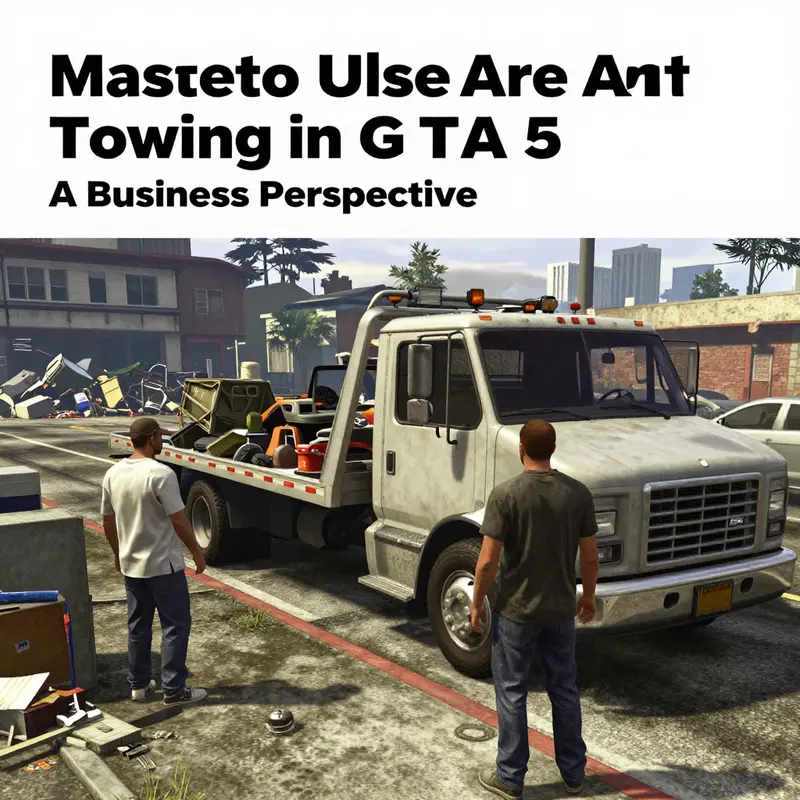 Locating and entering a tow truck in GTA 5, a crucial first step for efficient towing.