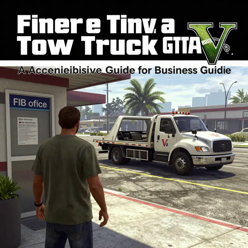 Explore the FIB lot, a prime location for finding tow trucks in GTA V.