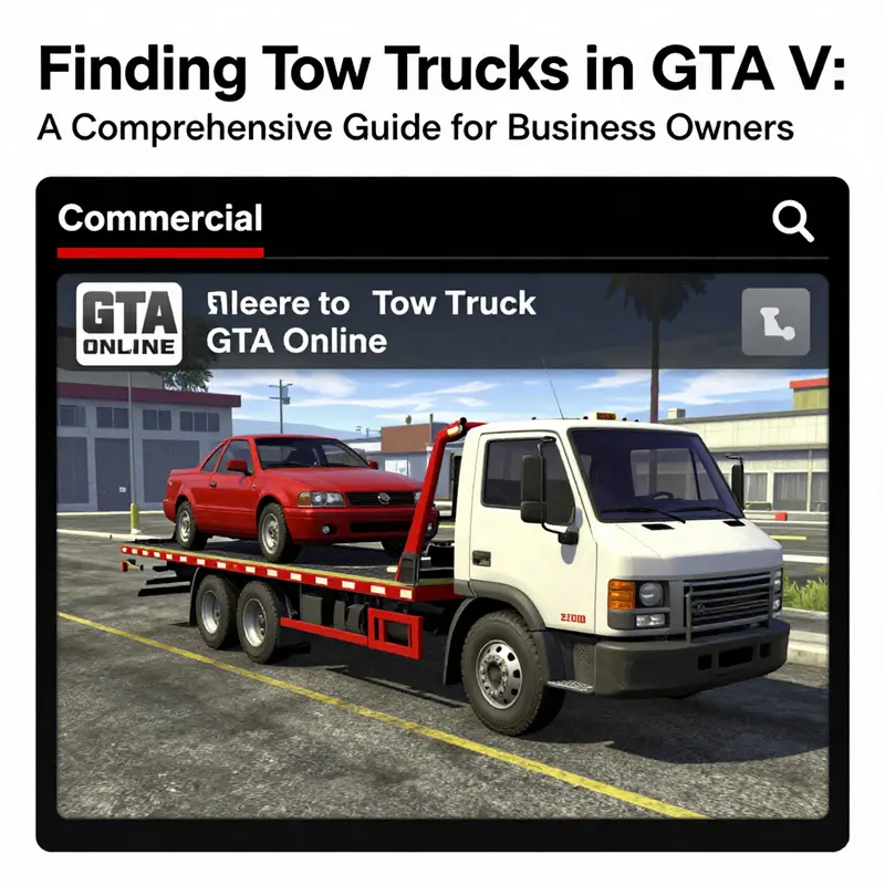 Explore the FIB lot, a prime location for finding tow trucks in GTA V.