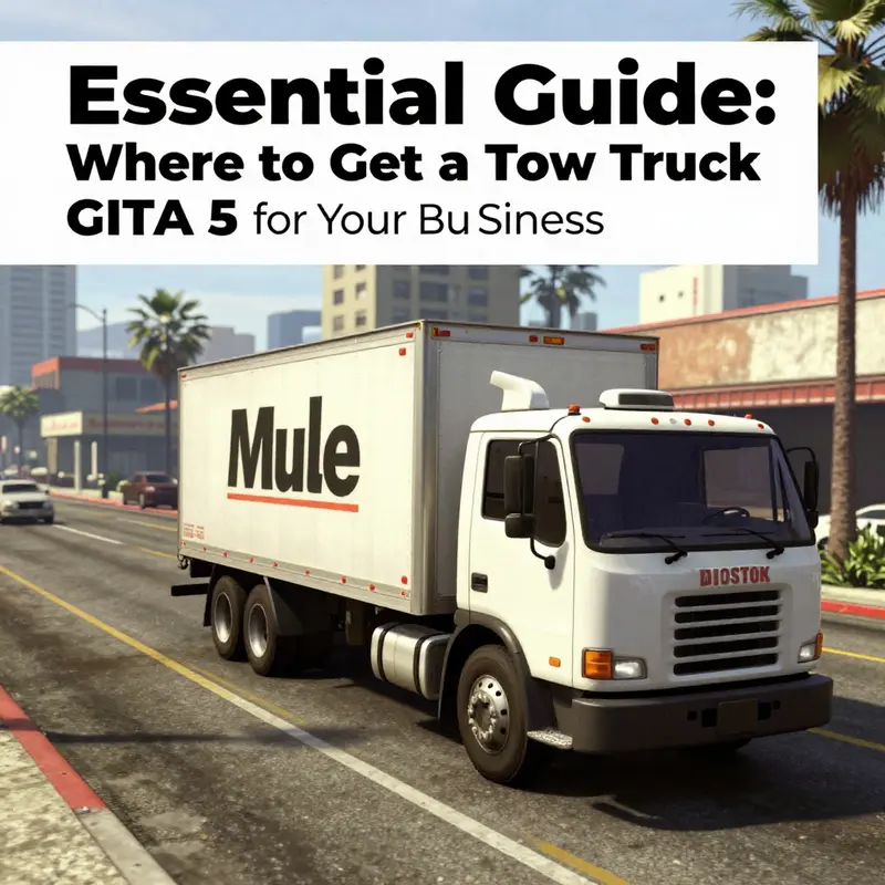 Explore various dealership options for purchasing a tow truck in GTA Online.