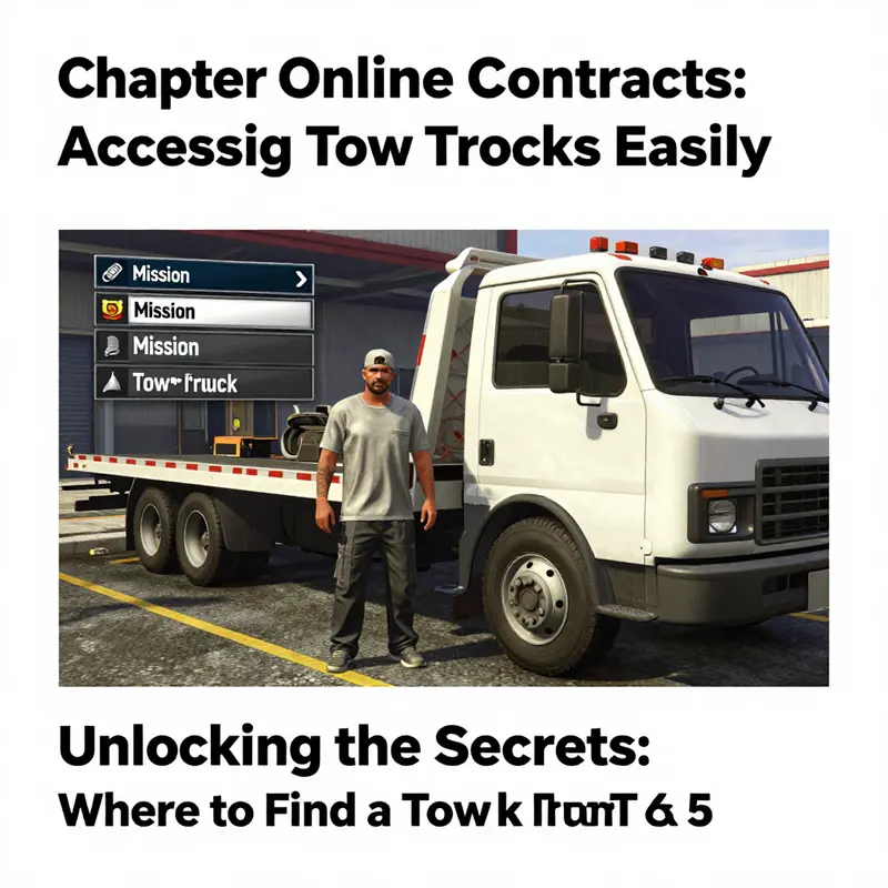 Key locations for spotting tow trucks throughout Los Santos in GTA 5.
