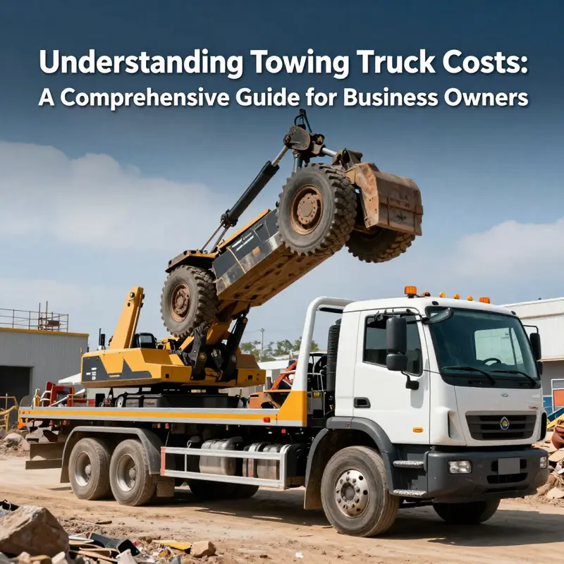 A modern light-duty tow truck, ideal for compact SUVs and sedans, showcasing its features and capabilities.