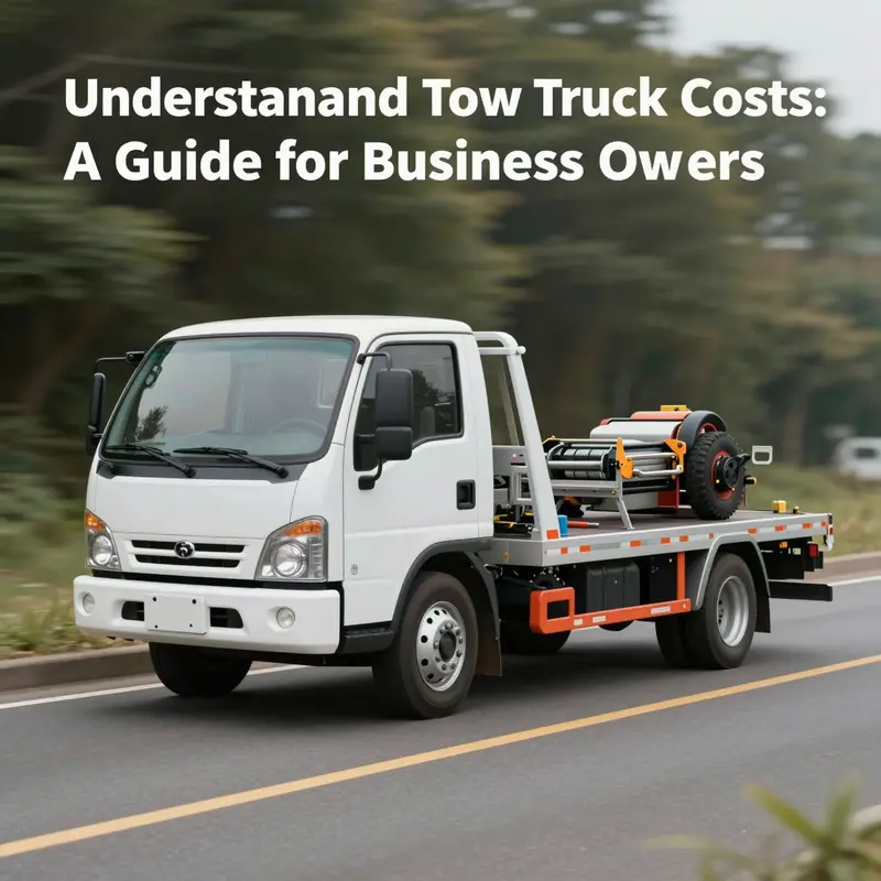 A state-of-the-art light-duty tow truck ready for service.