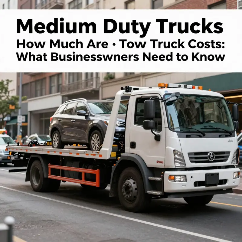 A light-duty tow truck ready for small vehicle recovery.