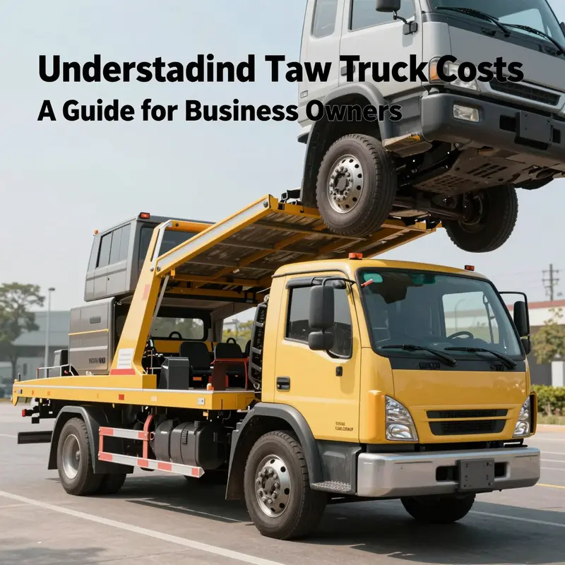 A state-of-the-art light-duty tow truck ready for service.