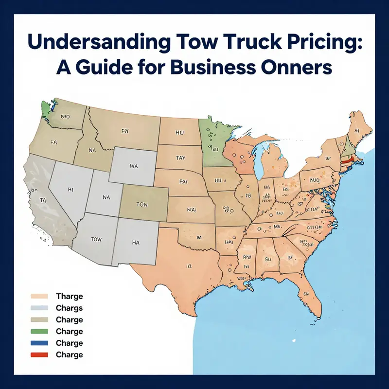 A tow truck operator explaining the base service fee to a vehicle owner at the scene of a breakdown.