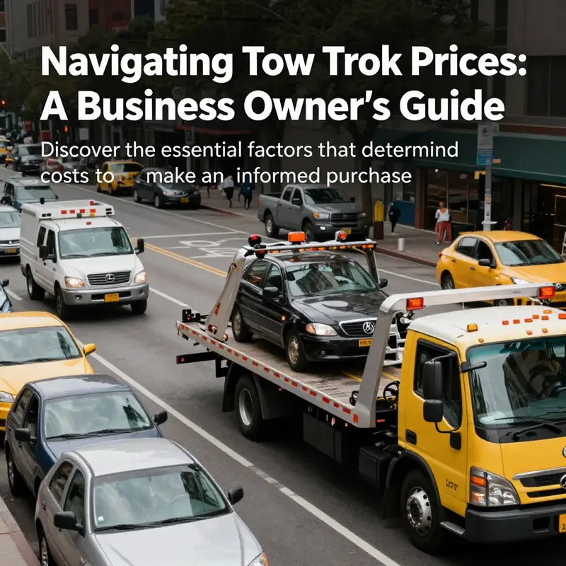 Cover image depicting multiple tow trucks at work in an urban setting, emphasizing their importance in towing services.