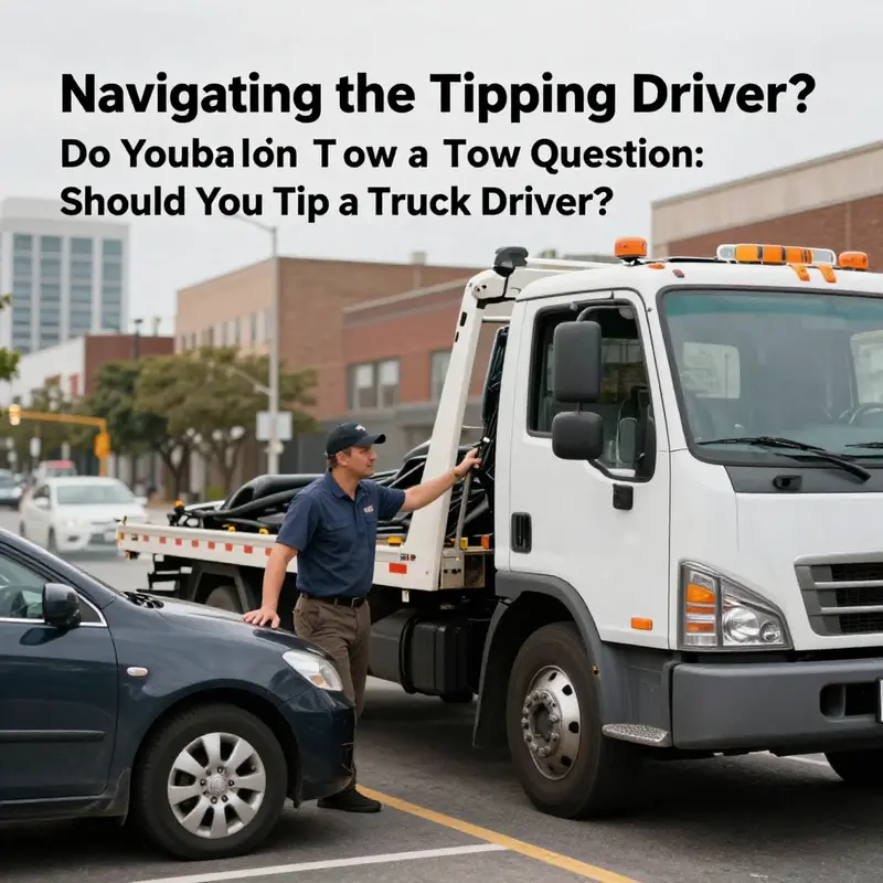 A tow truck driver provides assistance to a stranded driver, highlighting the professionalism in service.
