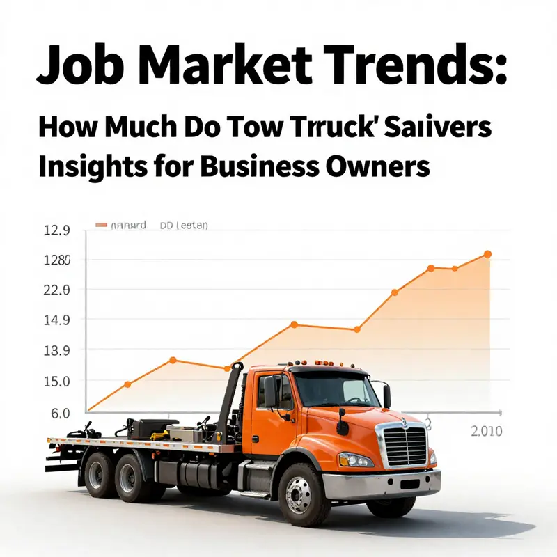 Map displaying regional salary variations for tow truck drivers across Canada.