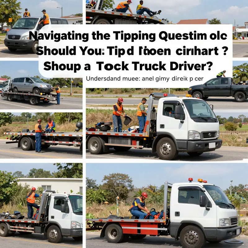 A compilation of scenes showing tow truck drivers in action, aiding motorists across different environments.