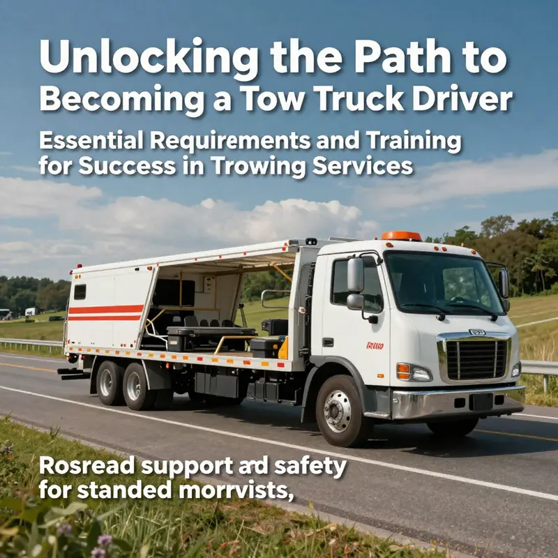 A tow truck positioned alongside a roadside assistance vehicle, representing the security and safety of towing services.