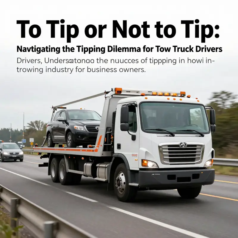 Tow truck on a busy highway illustrating the critical service provided in vehicle emergencies.