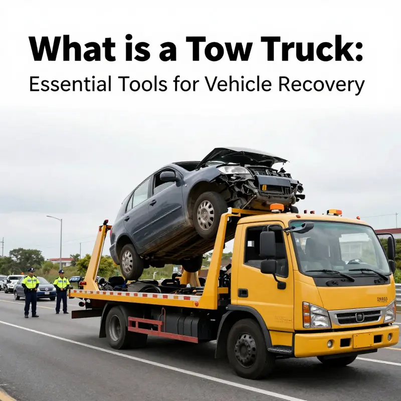 An early 20th-century tow truck representing the origins and evolution of vehicle recovery.