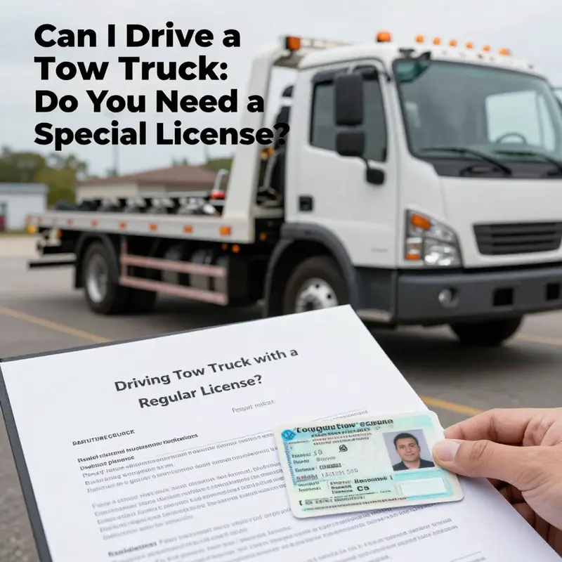 Understanding the legal requirements for operating a tow truck under various licensing regulations.