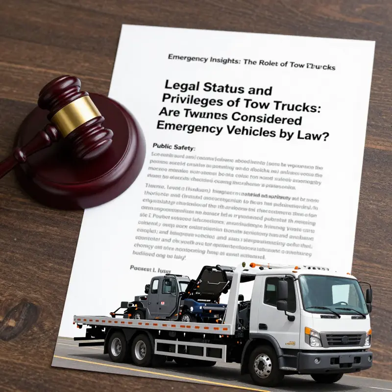 Tow trucks play a crucial role in emergency scenarios, such as vehicle accidents.