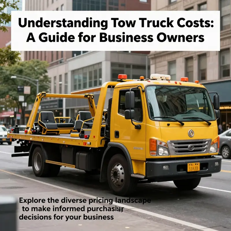 A vivid image showcasing a tow truck on a busy city street, representing the essential role of towing services in urban environments.