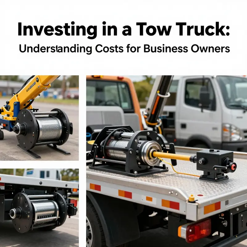 An overview of the various tow truck types available for purchase, emphasizing their price ranges.