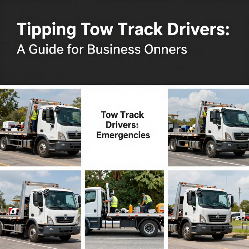 A tow truck driver rendering services on a busy highway, representing the challenges faced in the field.