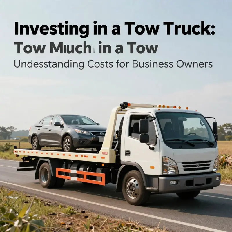 An overview of the various tow truck types available for purchase, emphasizing their price ranges.