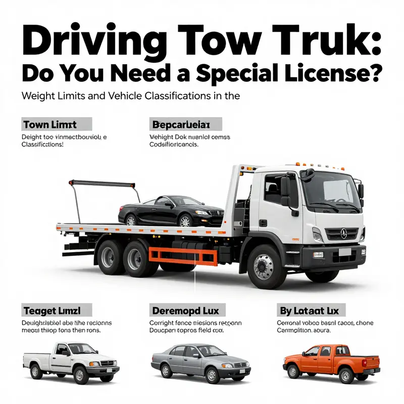 Understanding the legal requirements for operating a tow truck under various licensing regulations.