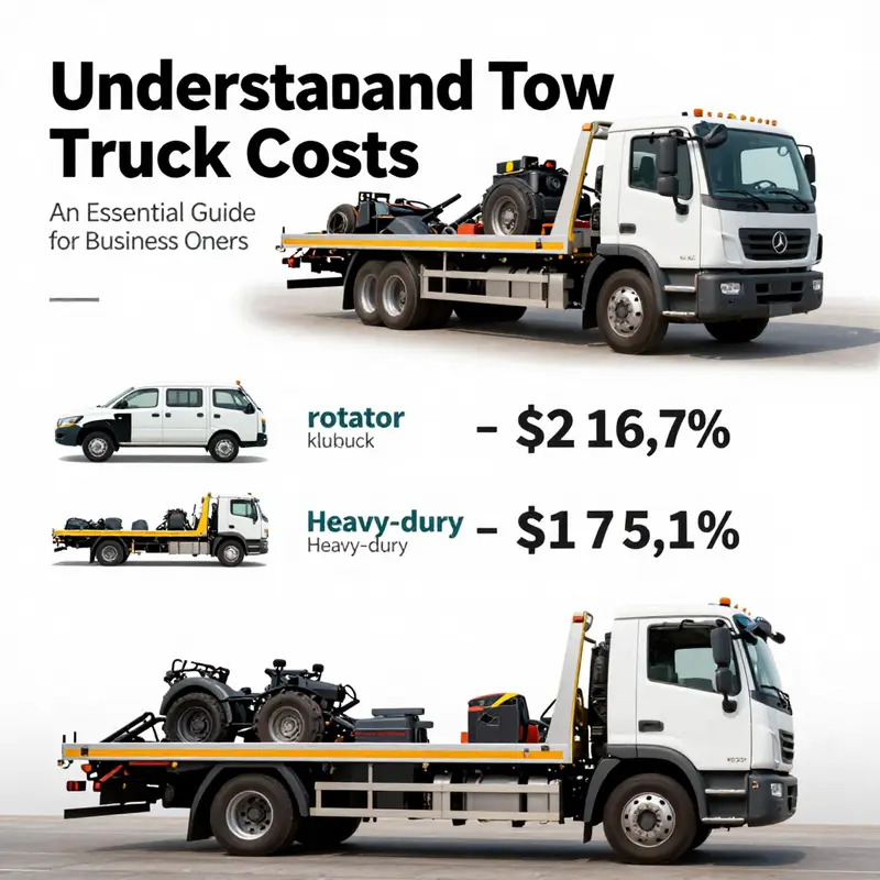 A comparison of various tow truck types and their price ranges.
