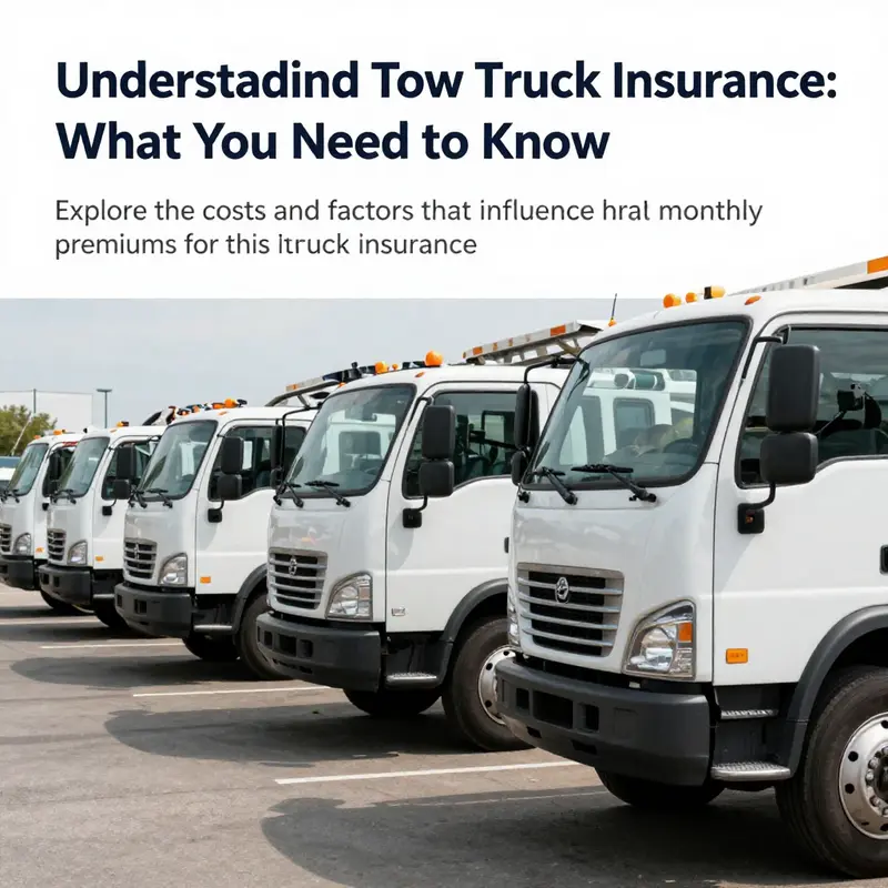 A professional fleet of tow trucks parked, symbolizing business operations in the towing industry.