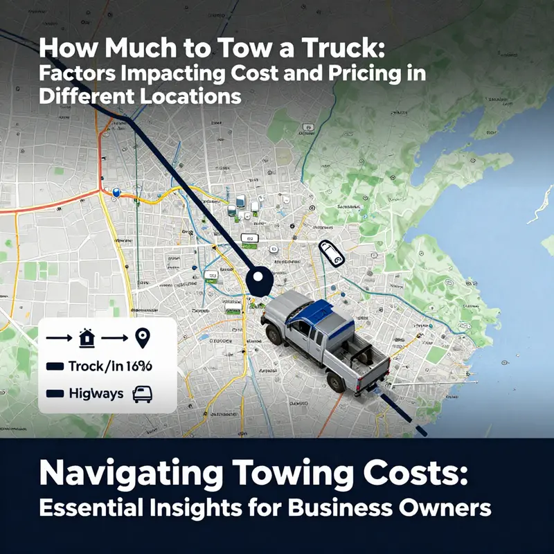 Different types of trucks and their impact on towing costs.