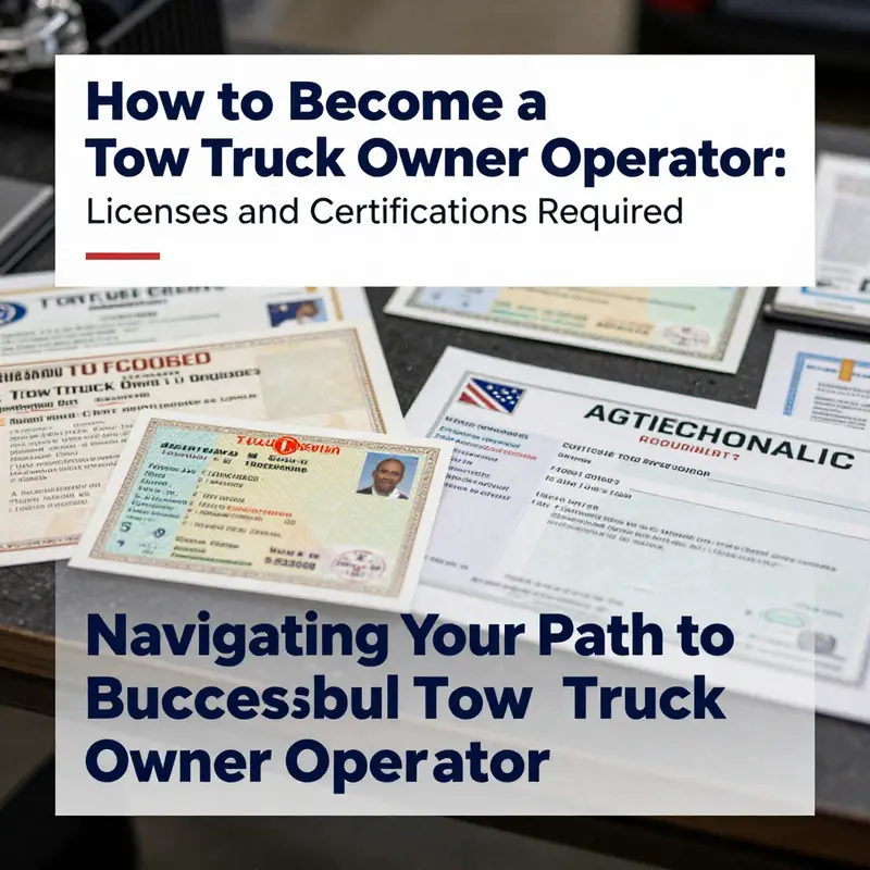 A tow truck driver demonstrating hands-on experience is crucial for understanding operations and customer service.