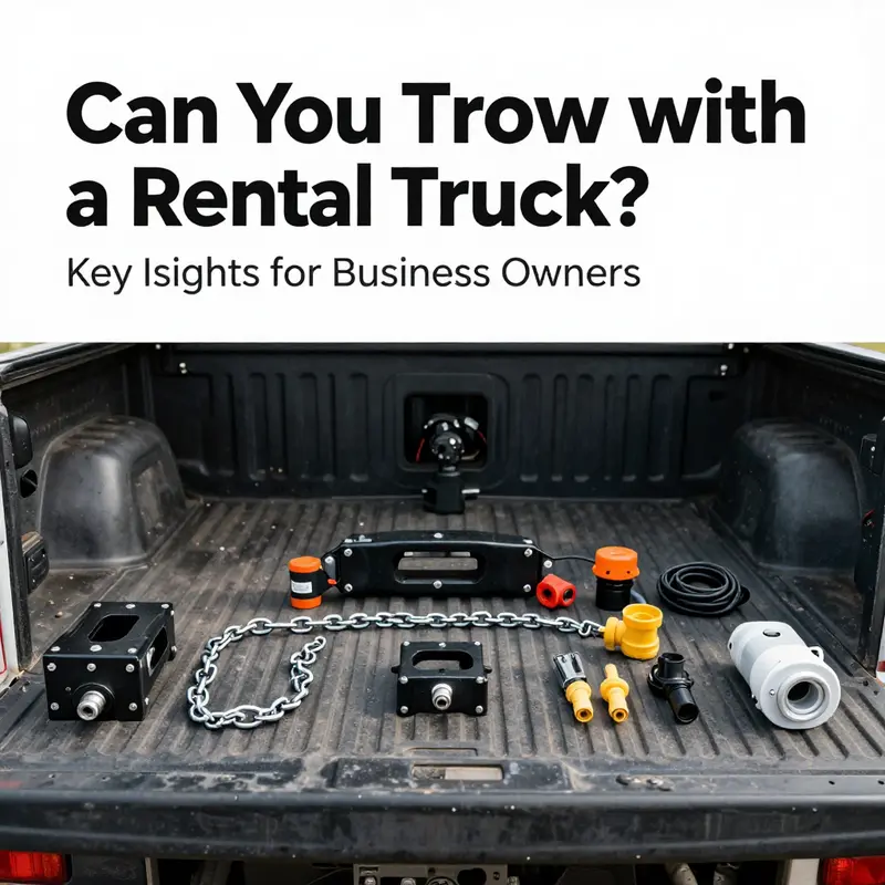 Insight into the towing capacity metrics displayed on the rental truck’s dashboard.