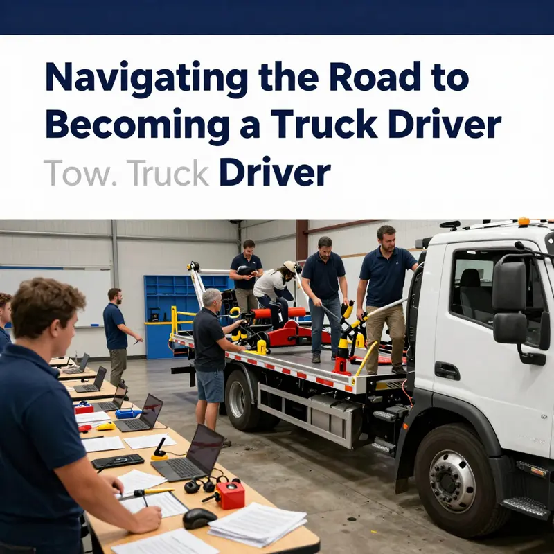 Understanding the key licensing and age requirements for becoming a tow truck driver.