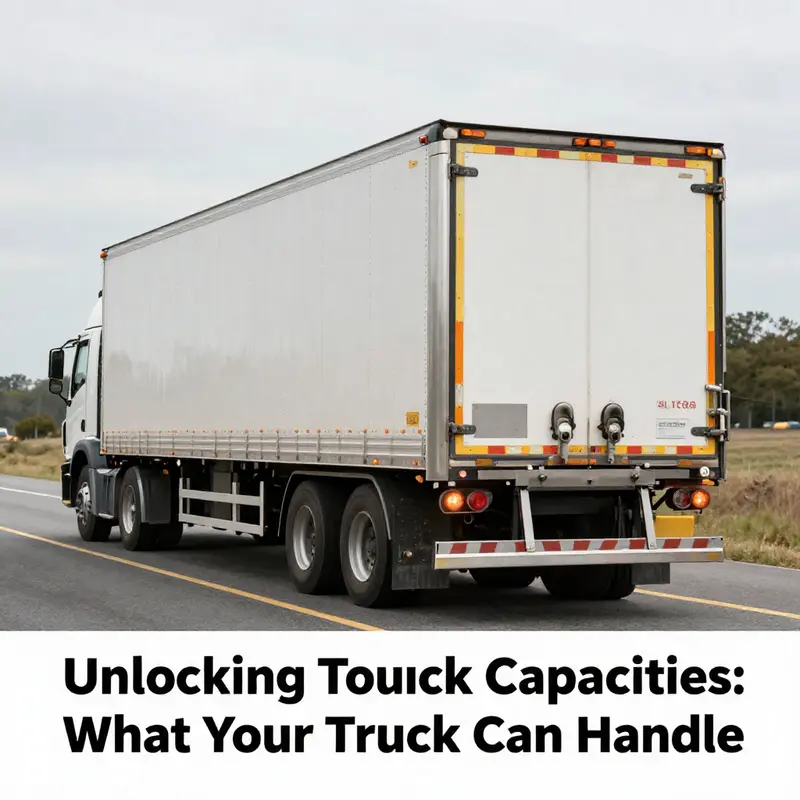 Infographic highlighting the key specifications associated with truck towing capacities.
