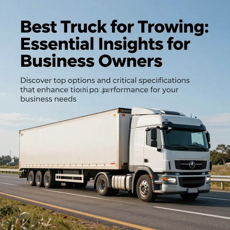 A truck on the highway successfully towing a large trailer, showcasing towing power and utility.