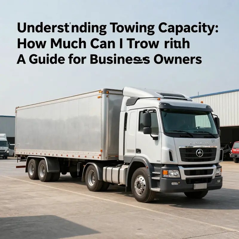Understanding towing capacity is essential for maximizing productivity and safety in business operations.