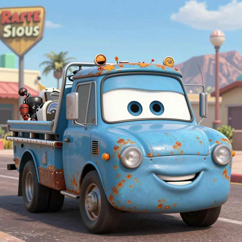 Tow Mater from Cars