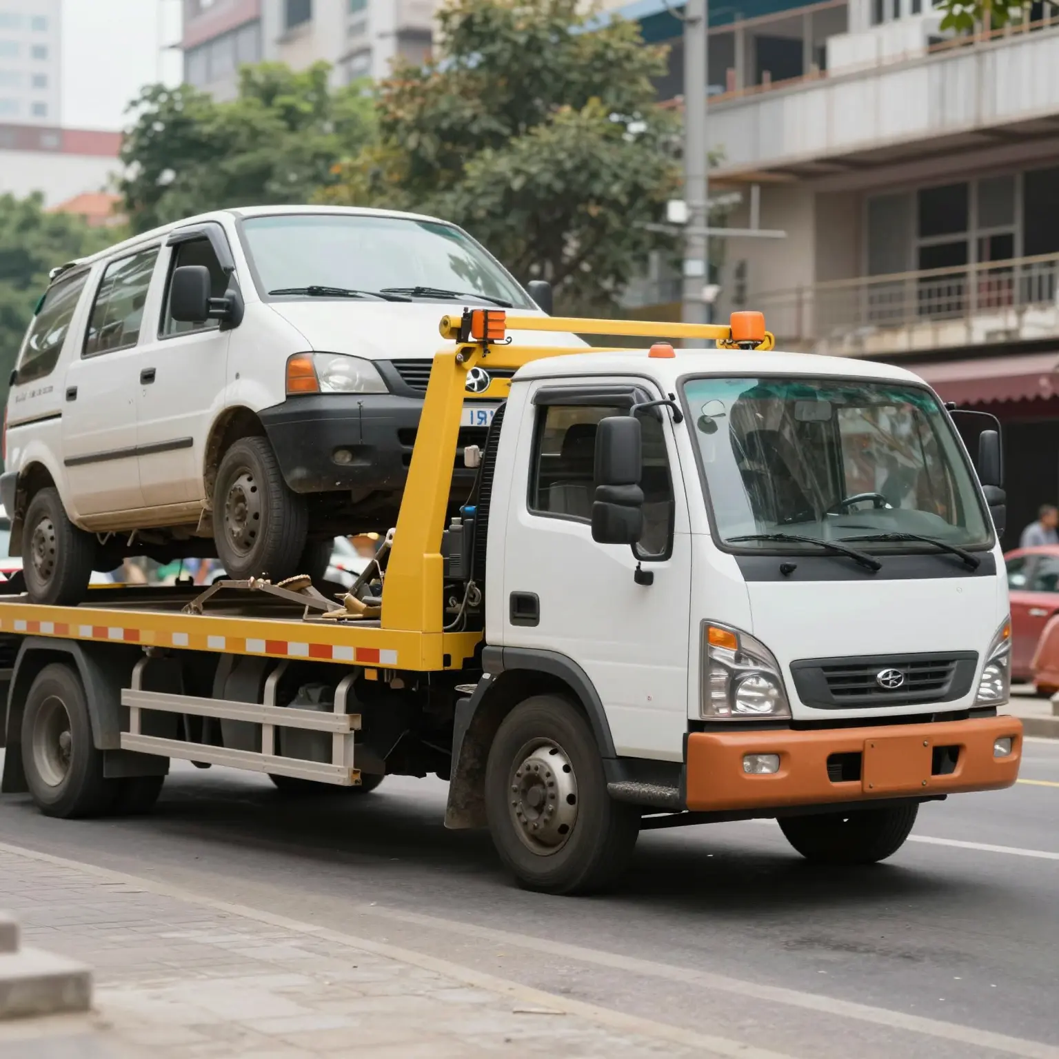 Tow Truck in Action