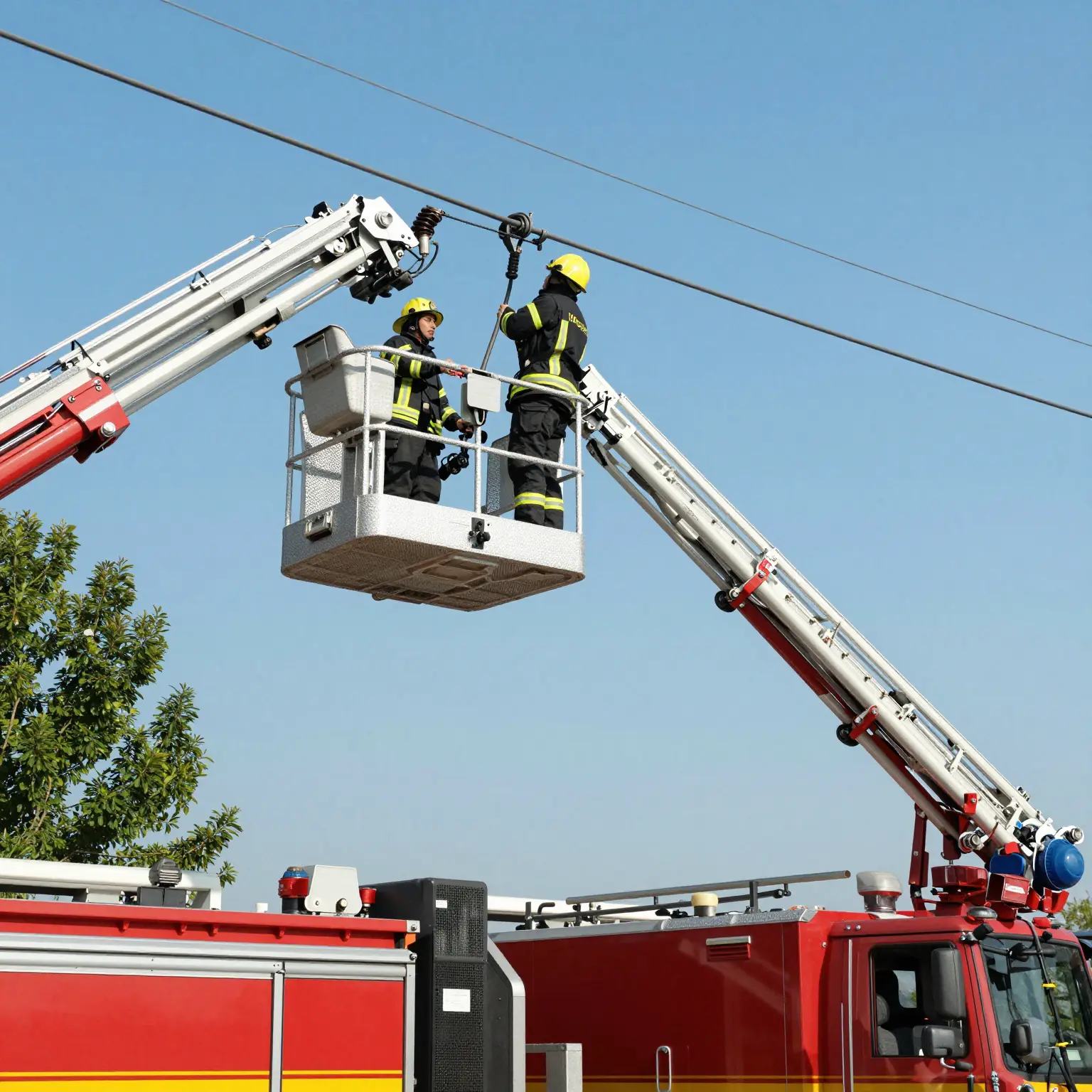 Fire Truck Aerial Insulated Platform