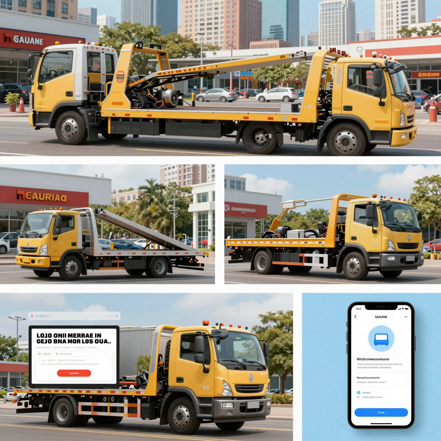 Tow Trucks in Action